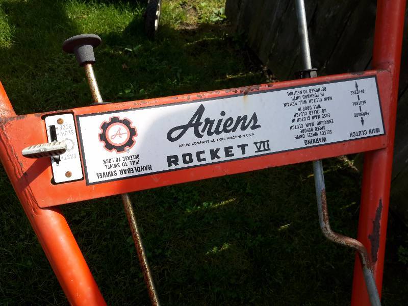 lot 5 image: ARIENS, Rocket VII.. Rear tine Tiller.    Works very well.