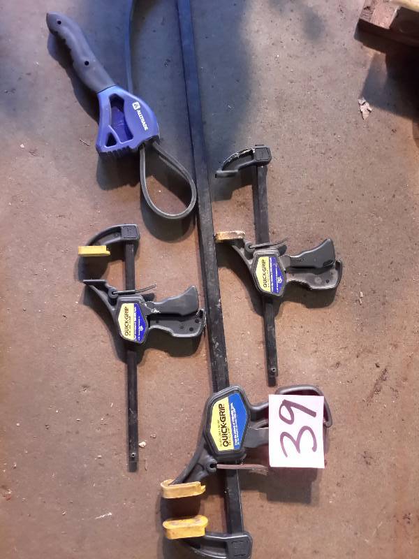 lot 39 image: 3, Quick Grip Clamps  1 ALL TRADE, Clamp