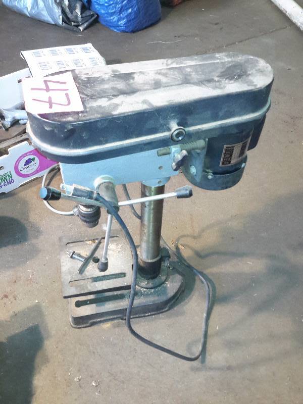 lot 47 image: 13 H.P. Single Phase Drill Press.. Tested and Works
