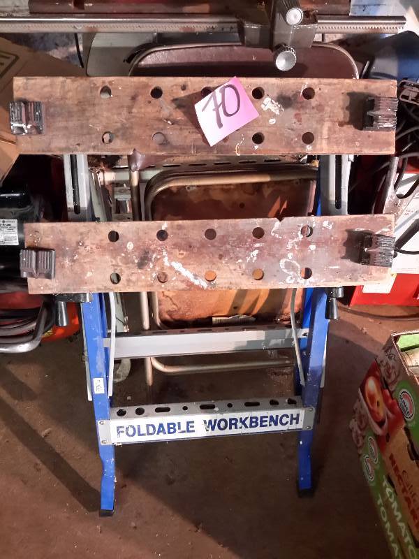 lot 70 image: Foldable Work Bench