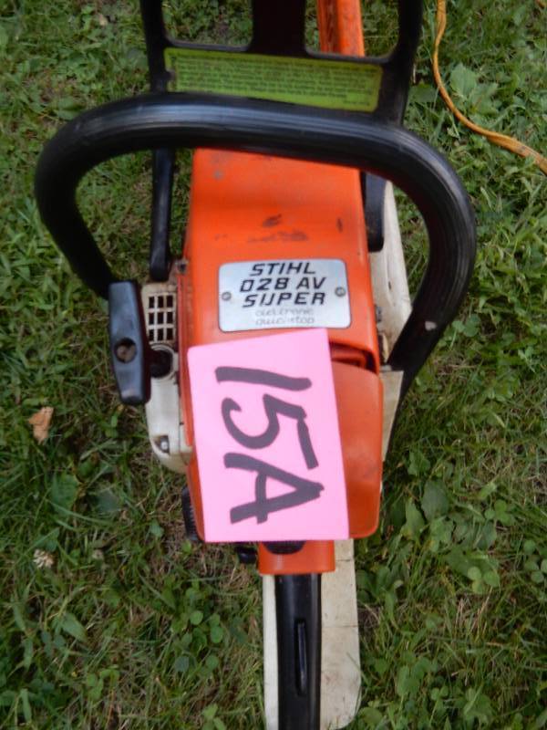 lot 15A image: Stihl Chain Saw.. Tested and Works well
