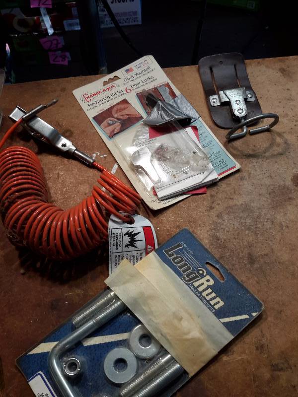 lot 121 image: Misc. Hardware, Liquids and Tester as shown