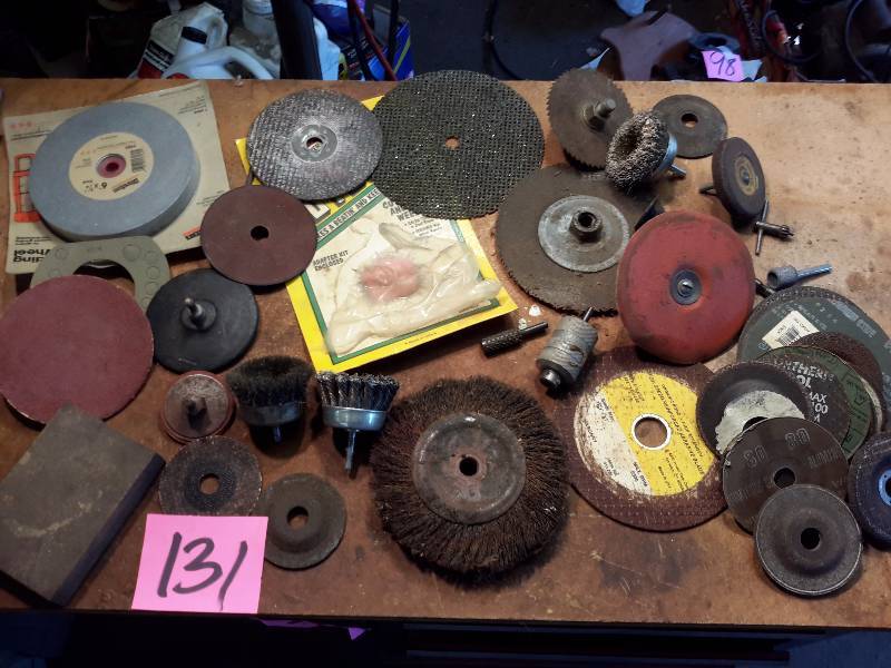 lot 131 image: Lot of Abrasives as pictured.