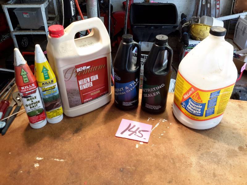 lot 145 image: Misc Liquids as pictured