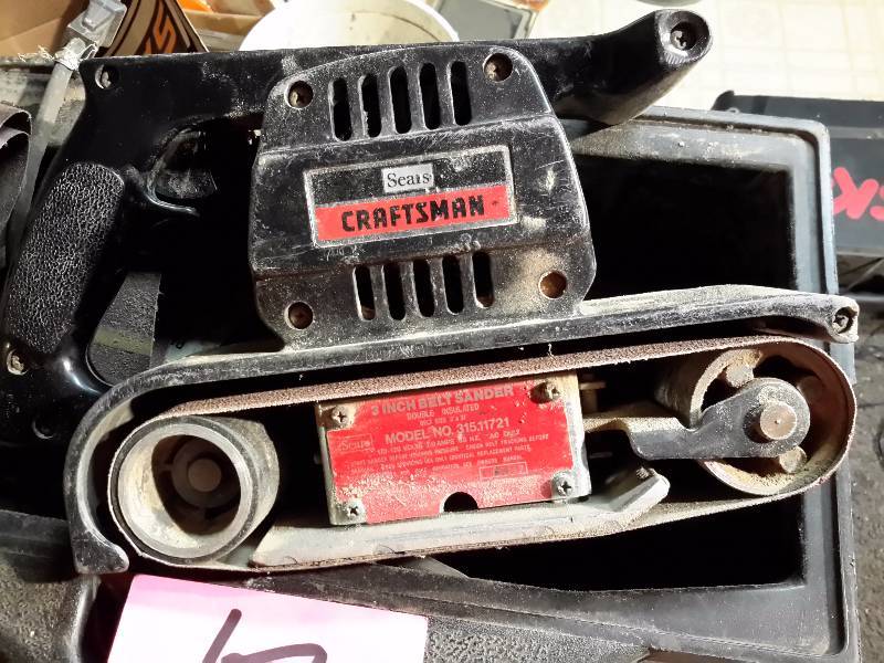 lot 172 image: CRAFTSMAN, 3 in Belt Sander..