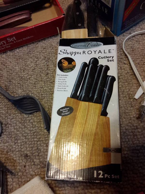lot 270 image: Knife sets, Grilling utensils and other items as shown