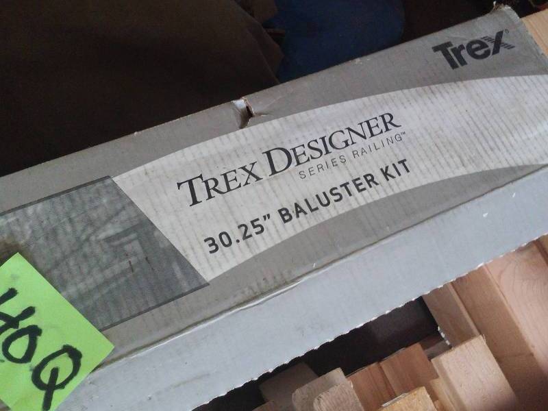 lot 40Q image: 3 Boxes of Ballusters.. Trex Designer Ballusters