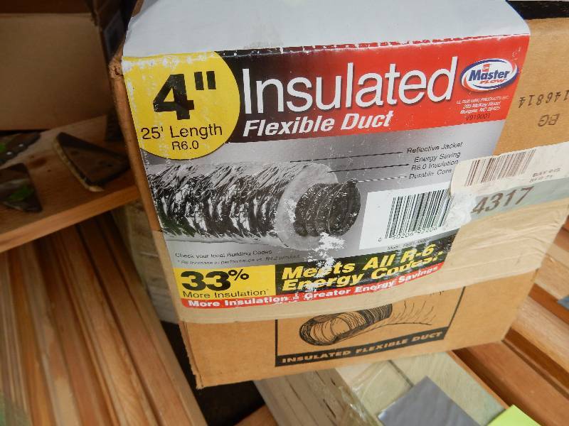 lot 39J image: 25 Ft of 4in Insulated Flexible Pipe as shown