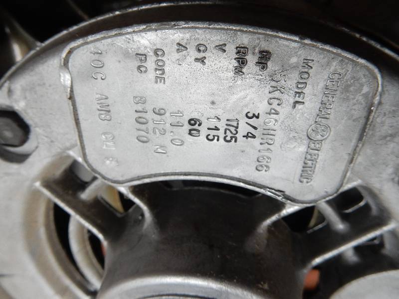 lot 39T image: 34 H.P. Motor with Slip Clutch
