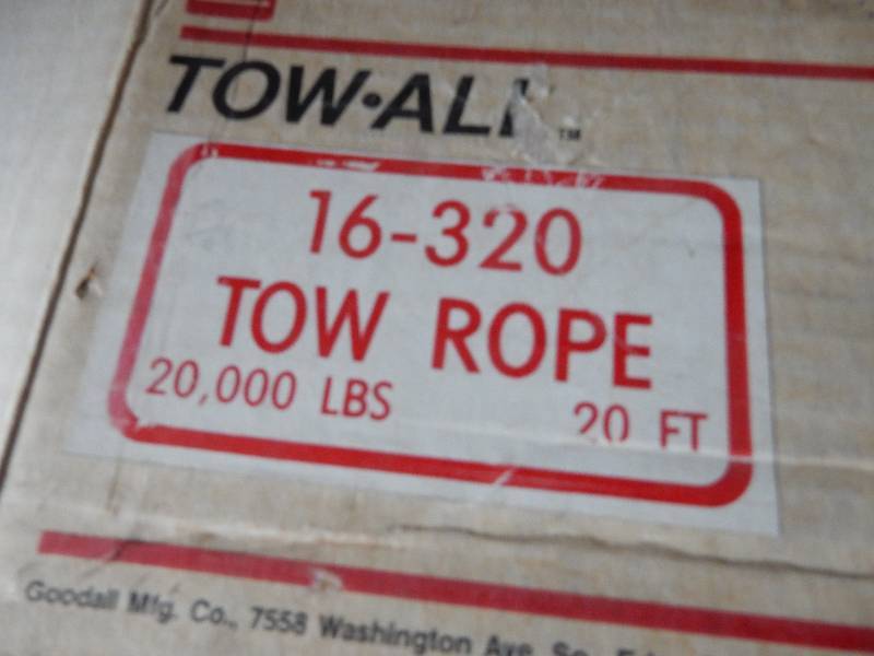 lot 39M image: GOODDALL Tow All, SNAP ROPE