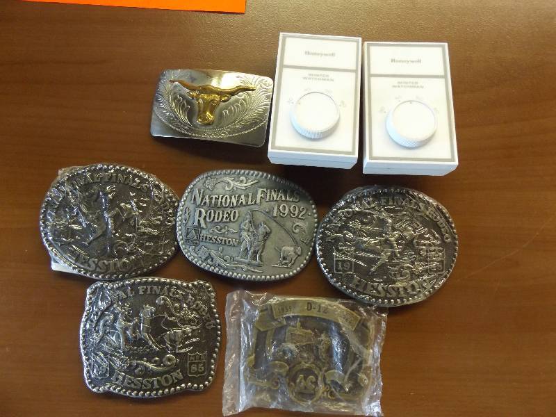 lot 23 image: Belt Buckles