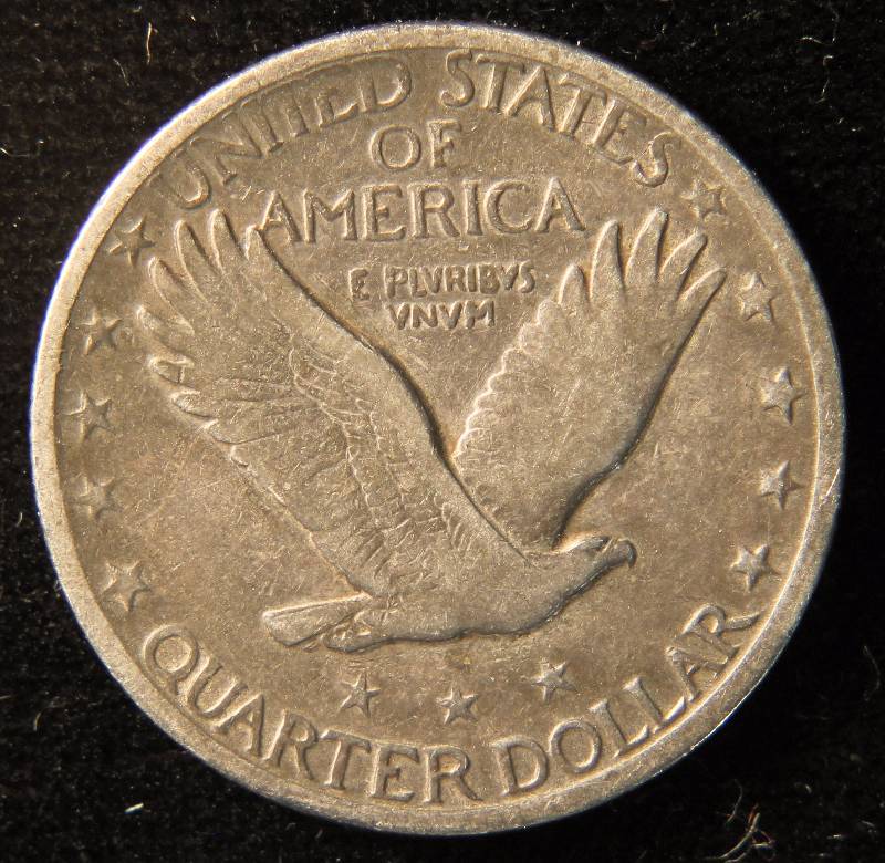 1929-D STANDING LIBERTY SILVER QUARTER VG