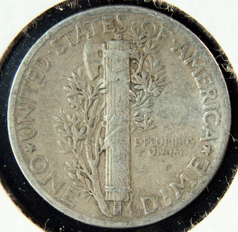 1941 MERCURY SILVER DIME VG