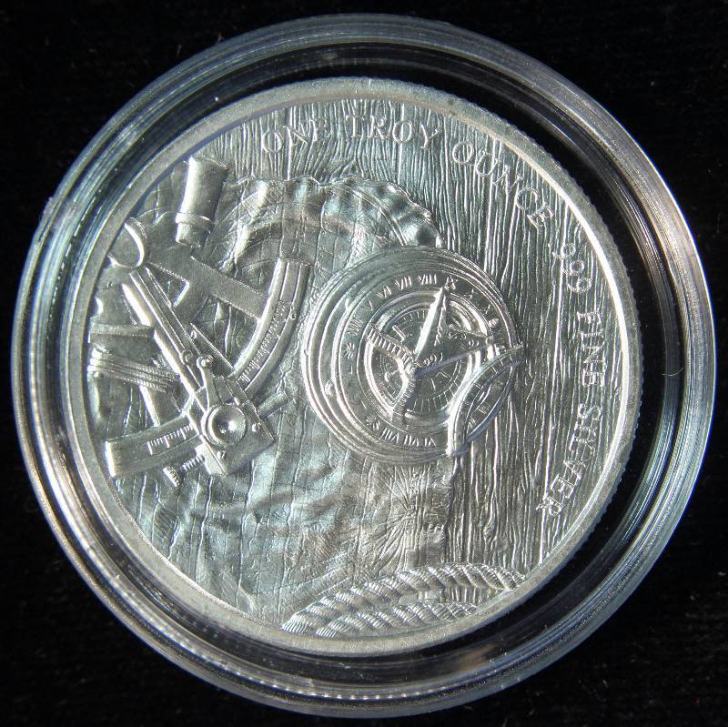 1 TROY OZ. .999 FINE SILVER PROSPECTOR IN AIRTITE HOLDER