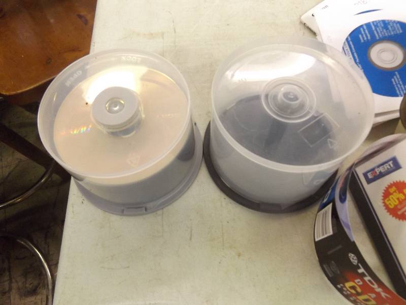 lot 623 image: CDs and disk storage, digital maps, joy stick