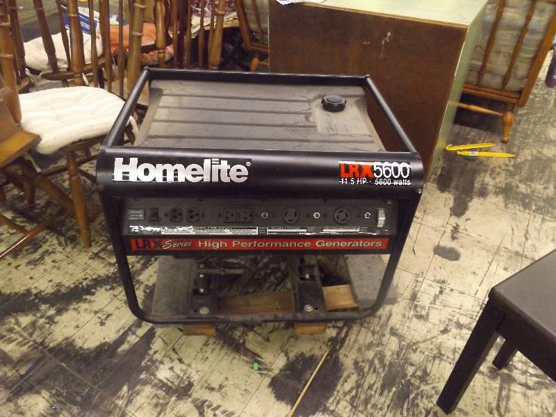 Homelite LRX 5600 High Performance Generator September Consignment