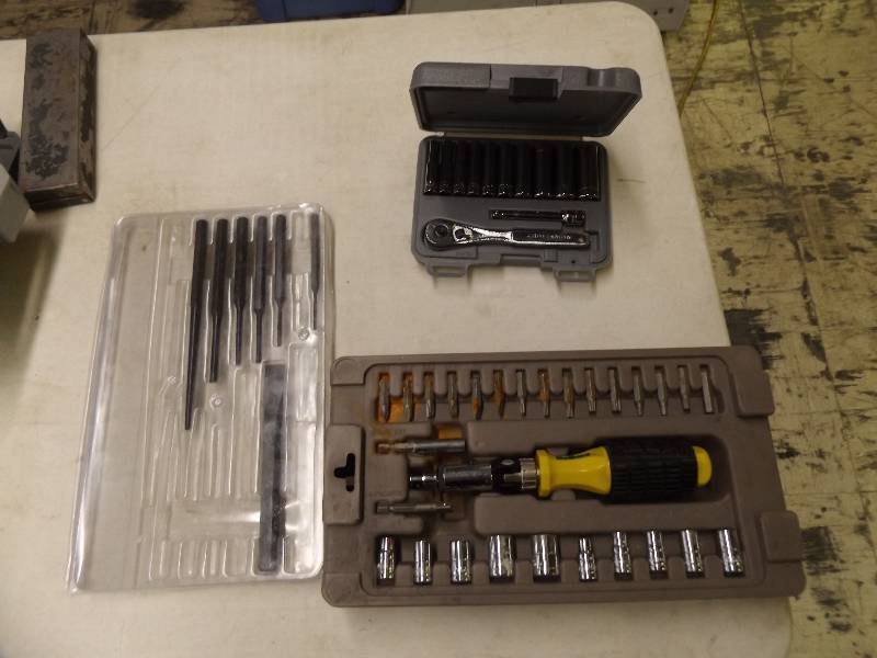 lot 698 image: Sockets and multi bit screwdriver