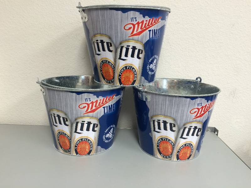 Miller Lite Ice Buckets