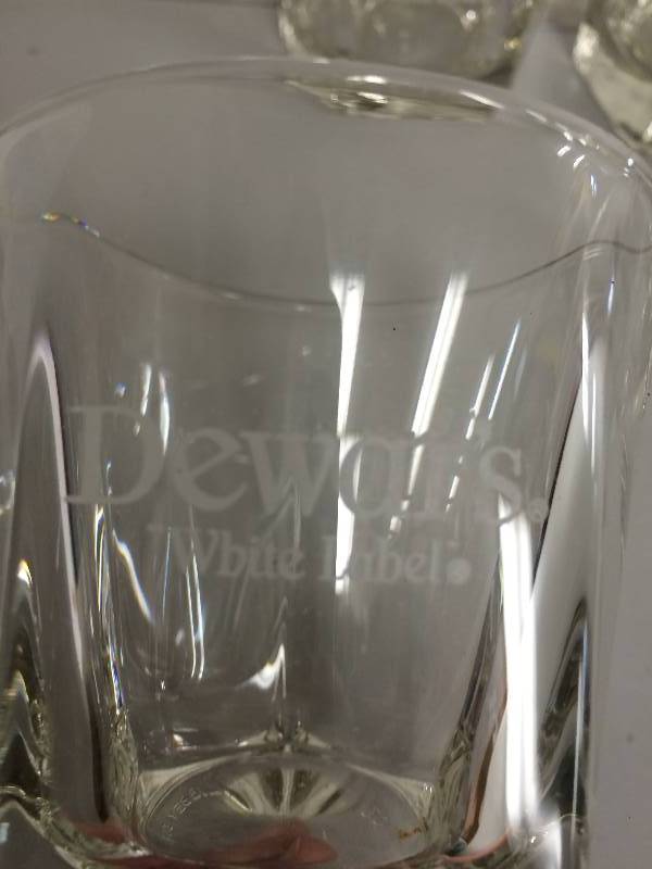 Dewars White Label Glasses