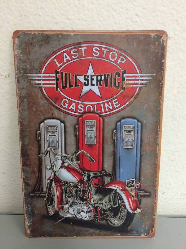 Fuel Stop Sign