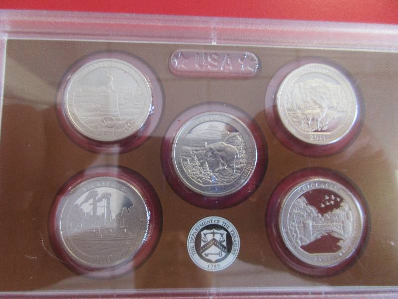 2011 Silver National Park Quarters Set