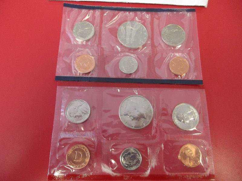 1989 US Mint Uncirculated P & D Set