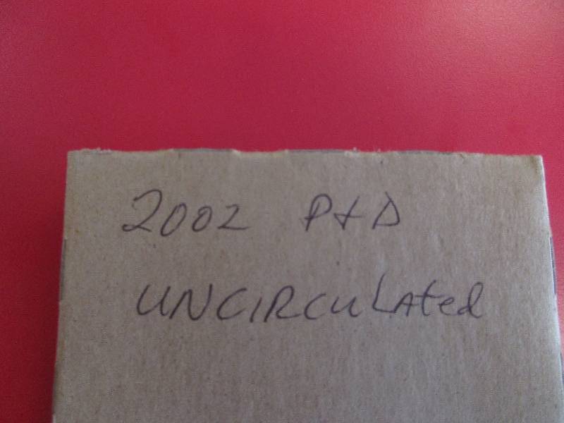 2002 US Mint Uncirculated P & D Set