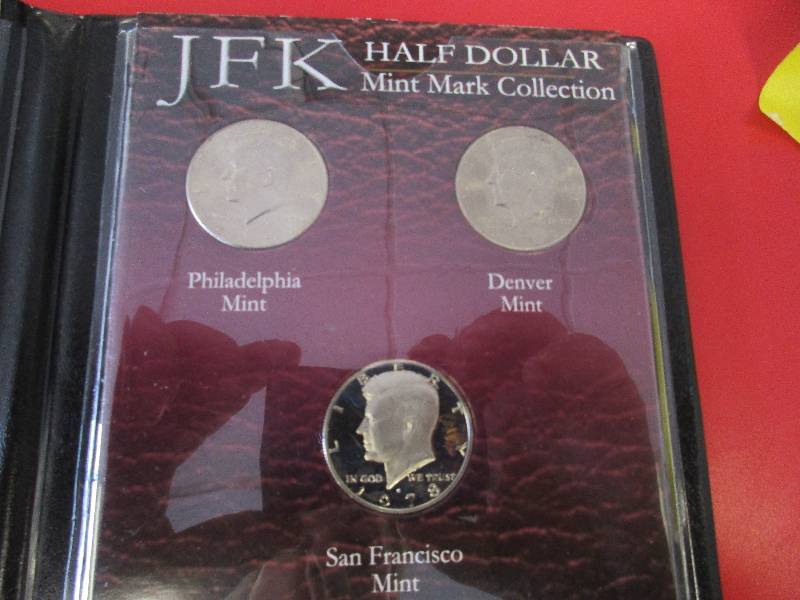 JFK Half Dollar Mint Mark Collection