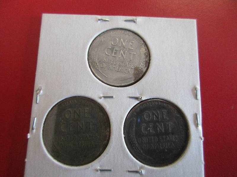 1943 Steel War Pennies