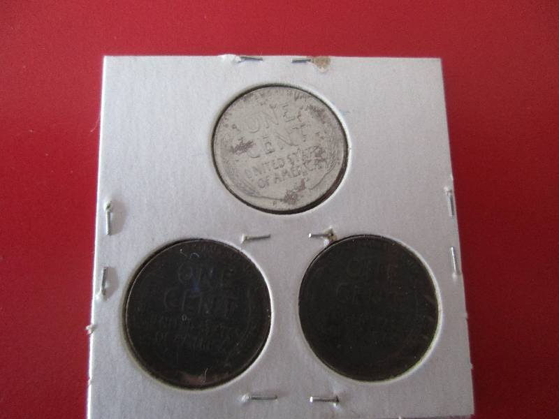 1943 Steel War Pennies