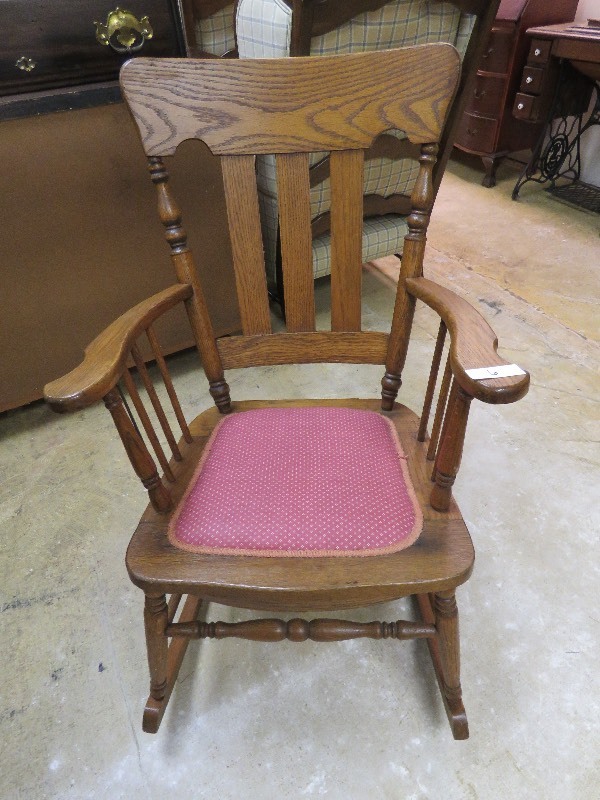 Vintage Wooden Rocking Chair