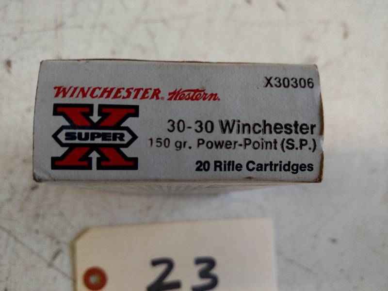 lot 23 image: (20) Winchester X Super 30-30...