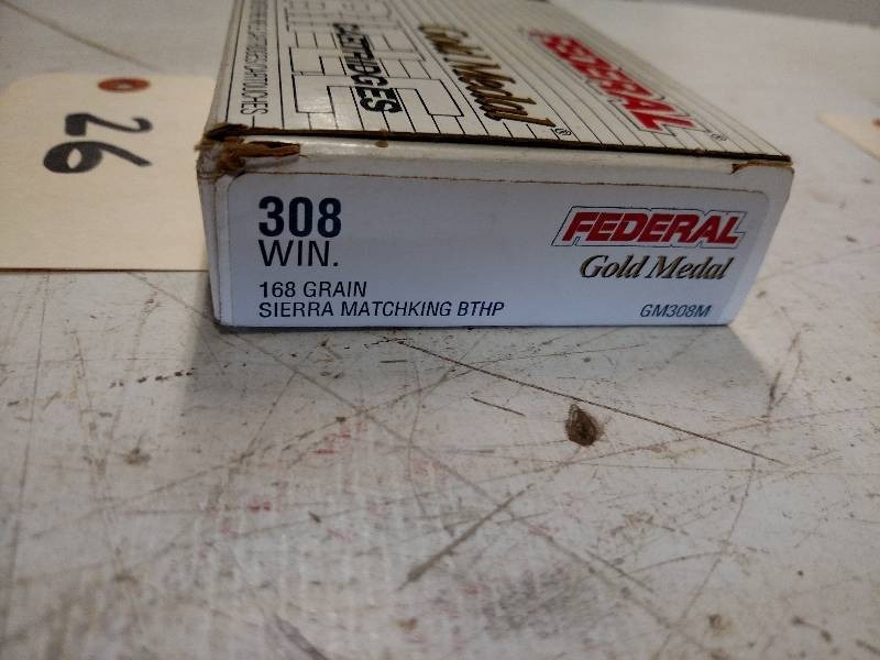 lot 26 image: (20) Federal  308 Win...