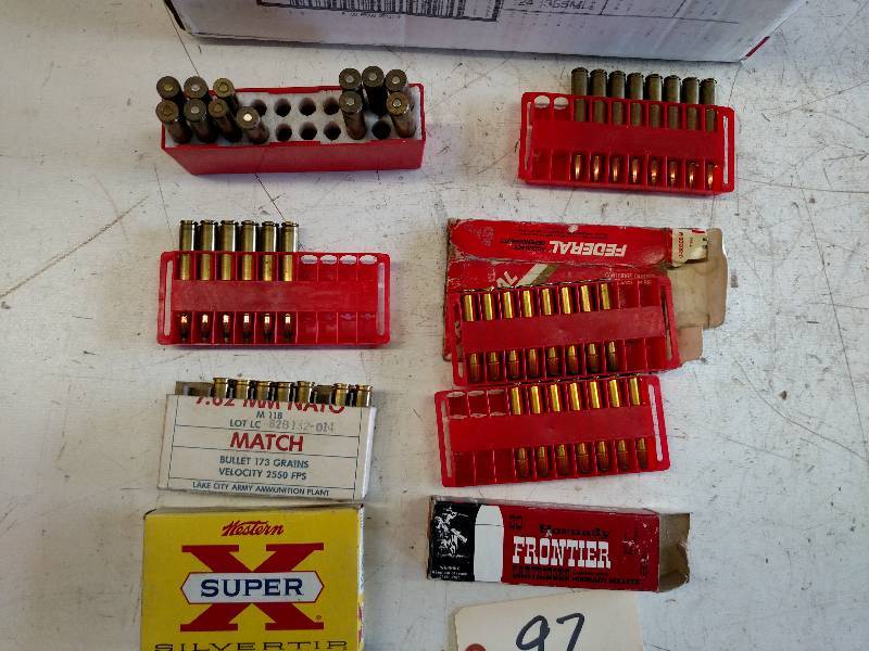 lot 97 image: Asstd Bullets & Casings...