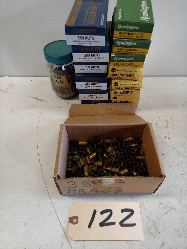 lot 122 image: Asstd 380 Casings...