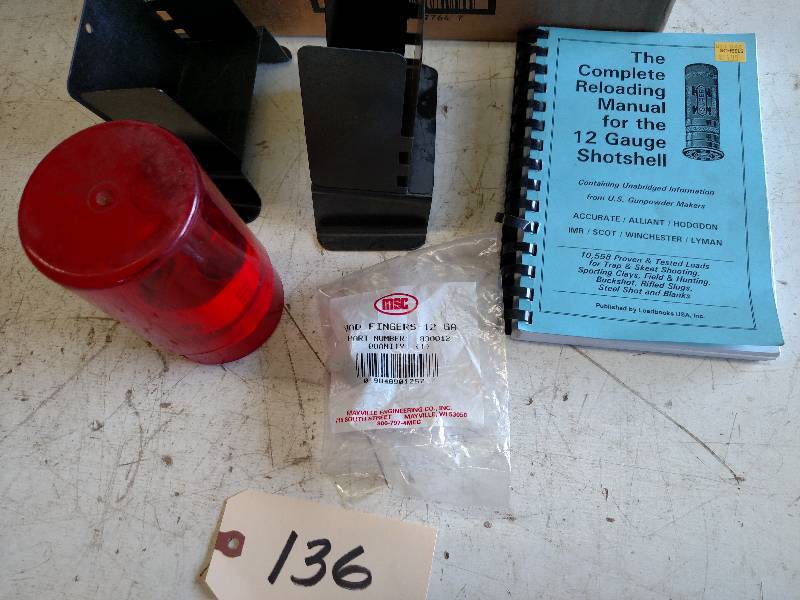 lot 136 image: Asstd Reloading Tools & Misc....