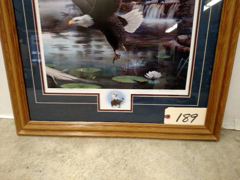 lot 189 image: Leo Stands 1993 Boundary Waters P...