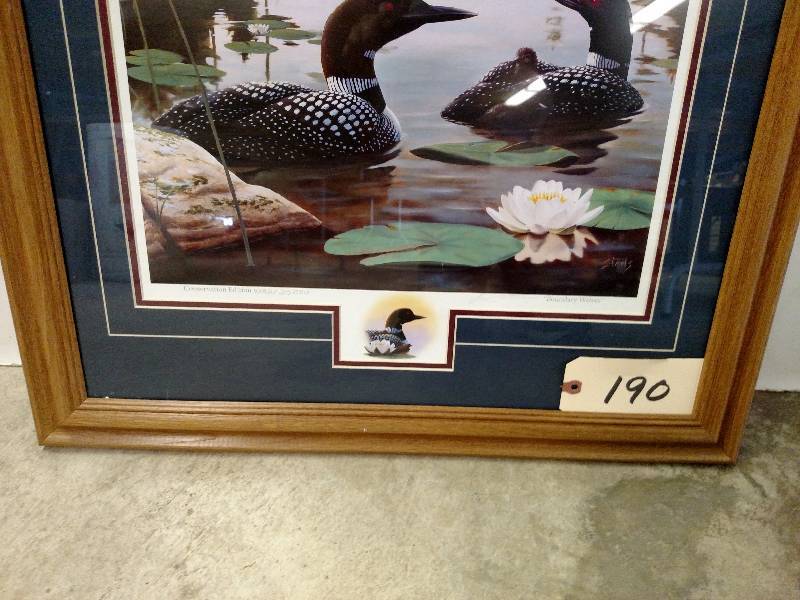 lot 190 image: Leo Stands 1993 Boundary Waters P...