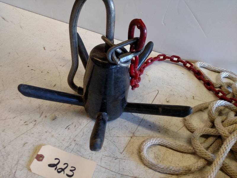 lot 223 image: Anchor & Rope...