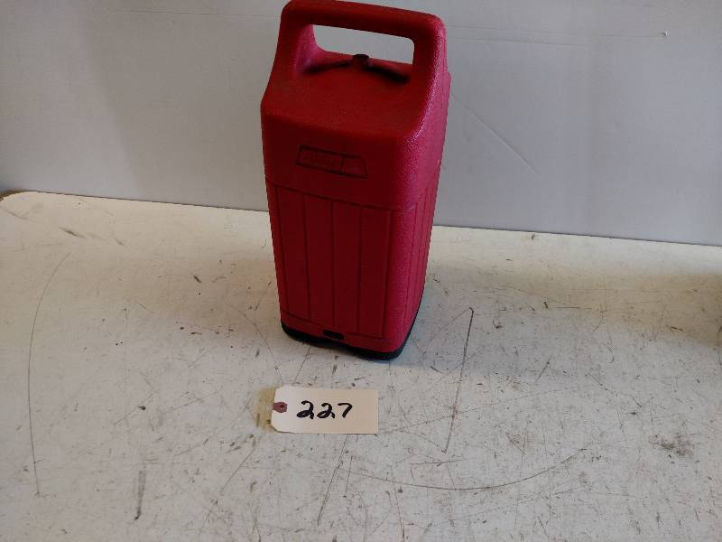 lot 227 image: Coleman Gas Lantern...