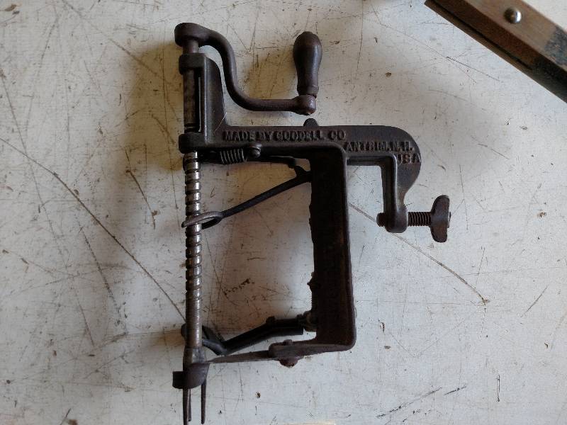 lot 352 image: Goodell White Mountain Apple Peeler...