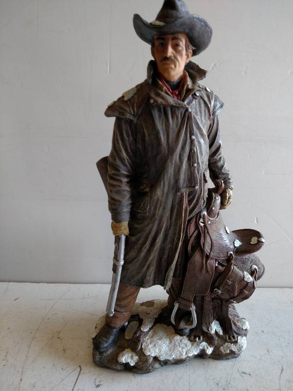 lot 353 image: Cowboy Statue, 21 High...