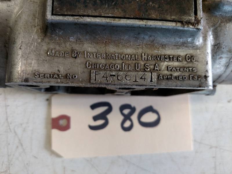 lot 380 image: International Harvester Governor, S...
