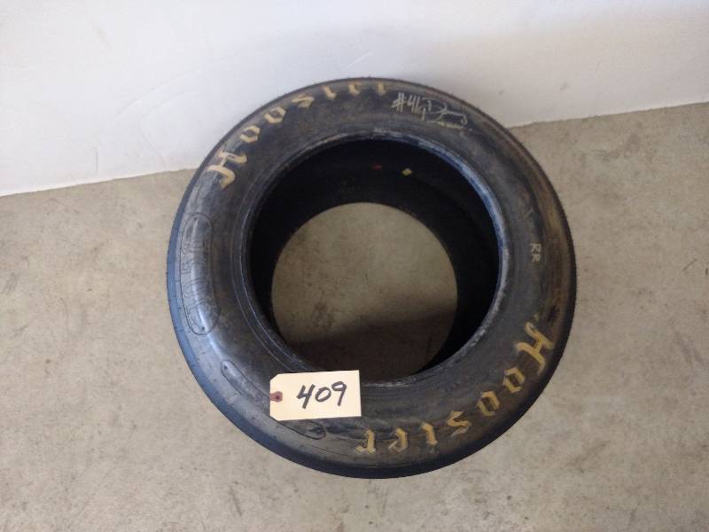 lot 409 image: Hoosier Racing Tire with #41 Donny ...