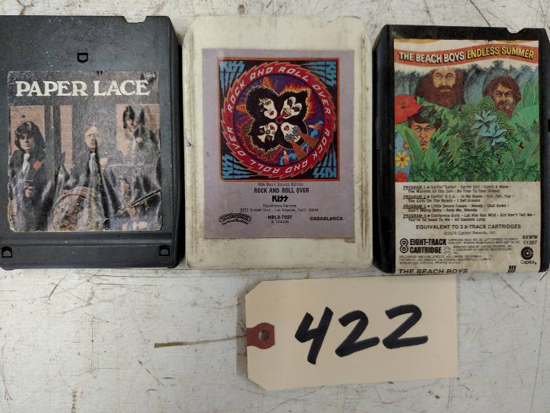 lot 422 image: (11) Asstd 8-Track Tapes...