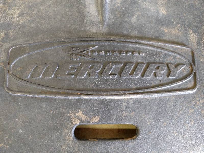 lot 16 image: Kiekhaefer Mercury Cast Iron Outboa...