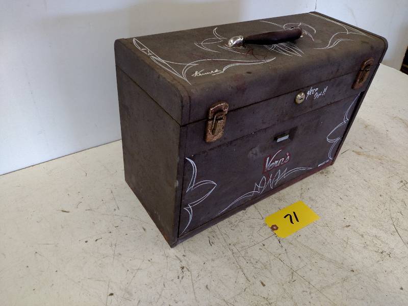 lot 71 image: Kennedy 7 Drawer Tool Box, 20 x 8 1...