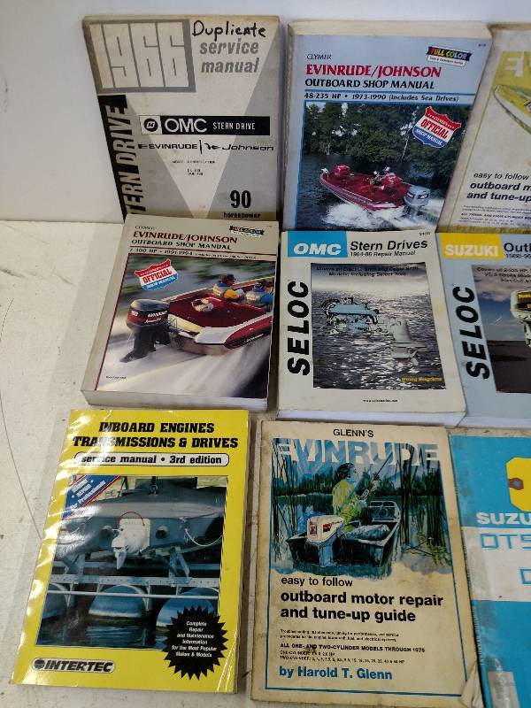 lot 97 image: Outboard Motor Manuals...