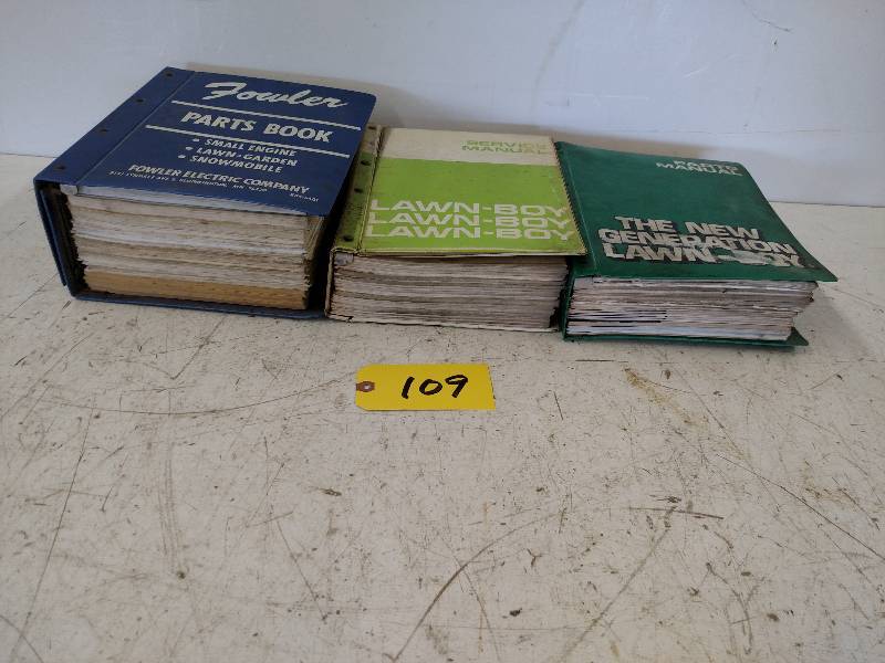 lot 109 image: (3) Manuals...