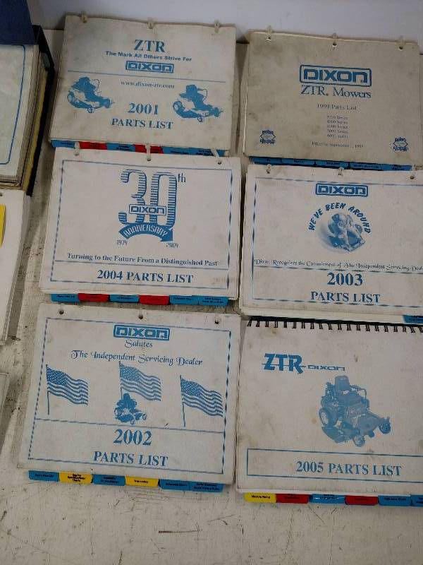 lot 112 image: Asstd Dixon Manuals...